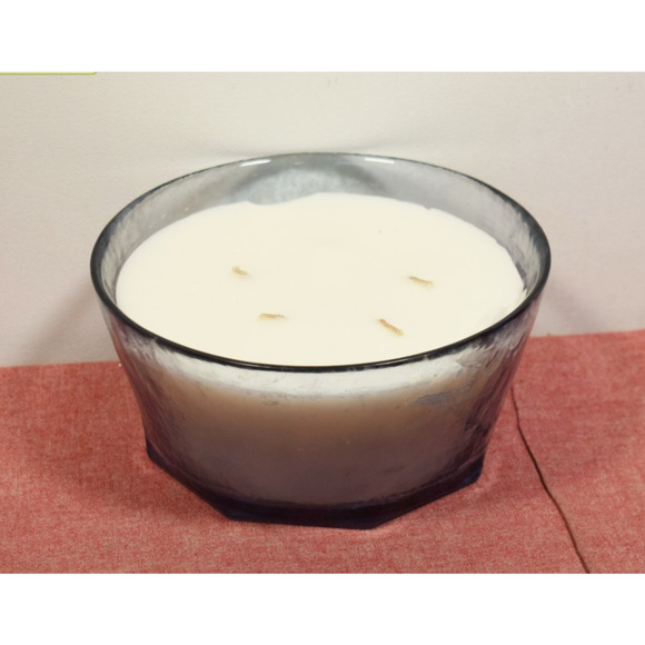 Hearth & Hand with Magnolia Sun and Citron Jar Candle 32oz Blue Glass - Picture 1 of 7